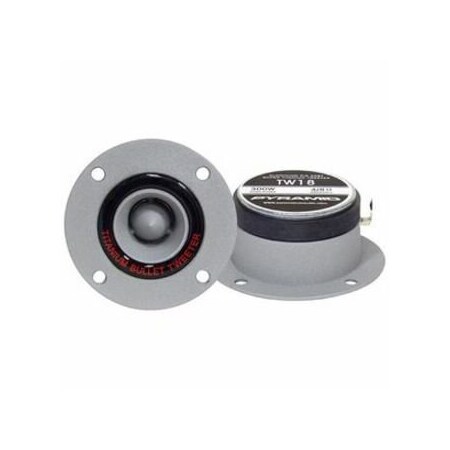 Pyramid 3.25" Aluminum Bullet Horn Speakers With 1" Super Tweeter - 300 Watt TW-18